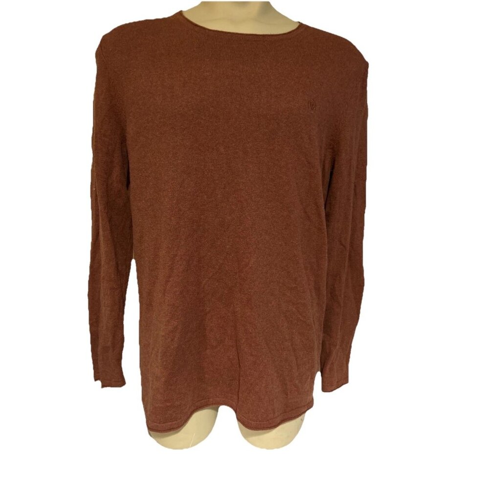 FAT FACE UK Men's V neck Sweater Jumper British Designed Wool Blend EUC XXL